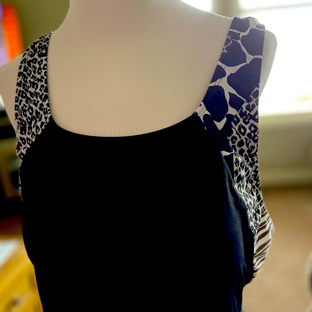UPF50+ Tankini Swimsuit Sleeveless Tank Bra Top Swim Rash Guard (RTY) - A5001